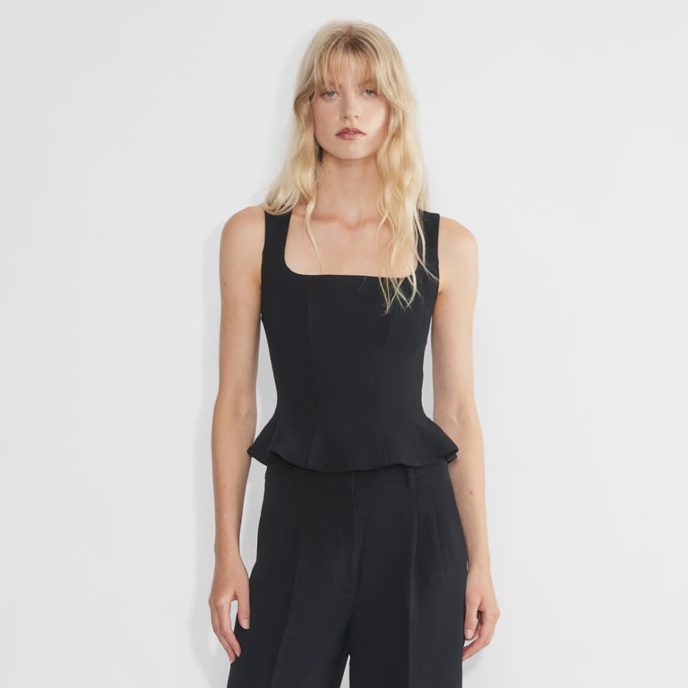 Aritzia Wilfred Rhodora Bustier Top